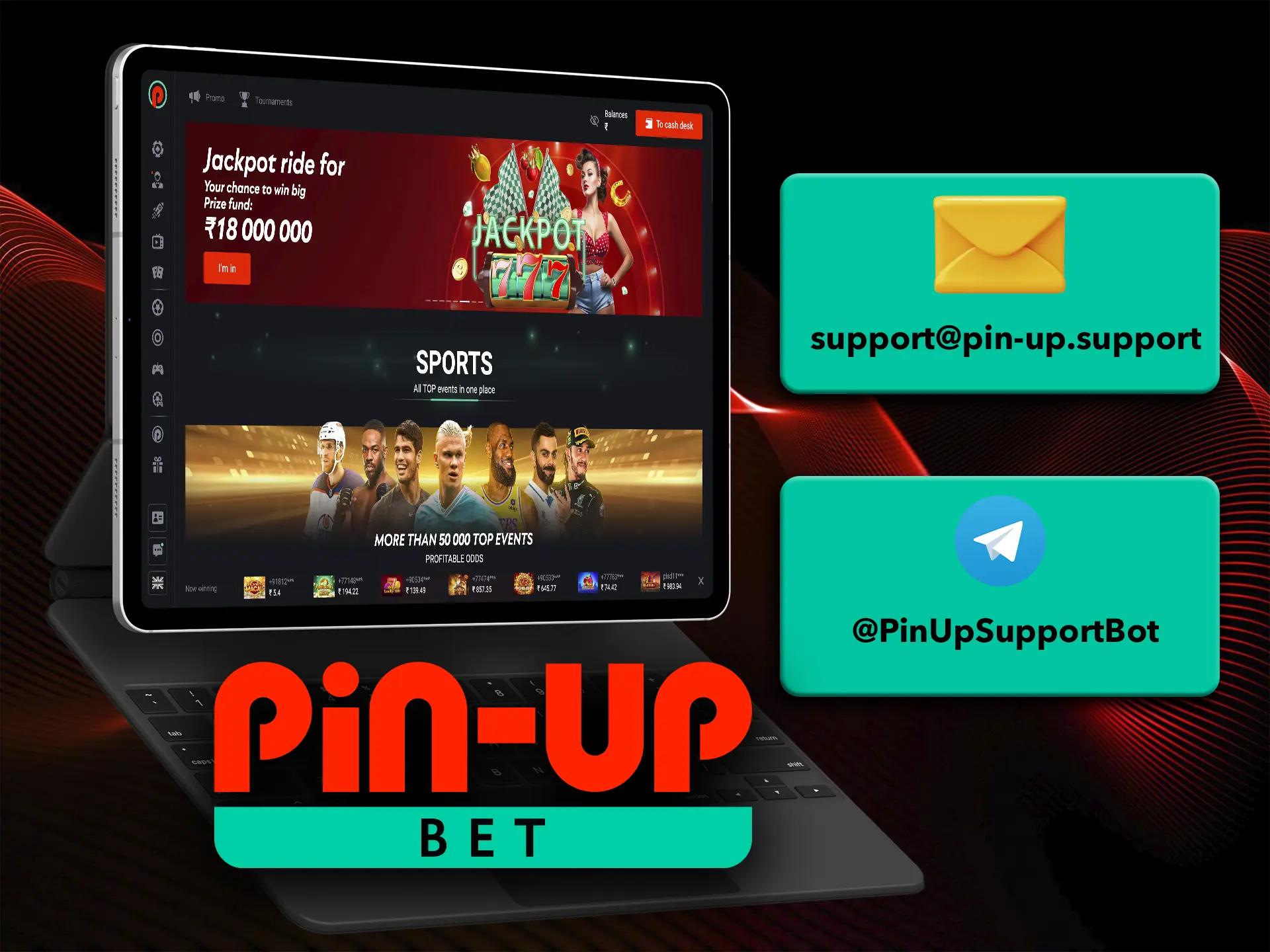 How to Contact Pin Up Casino in India.