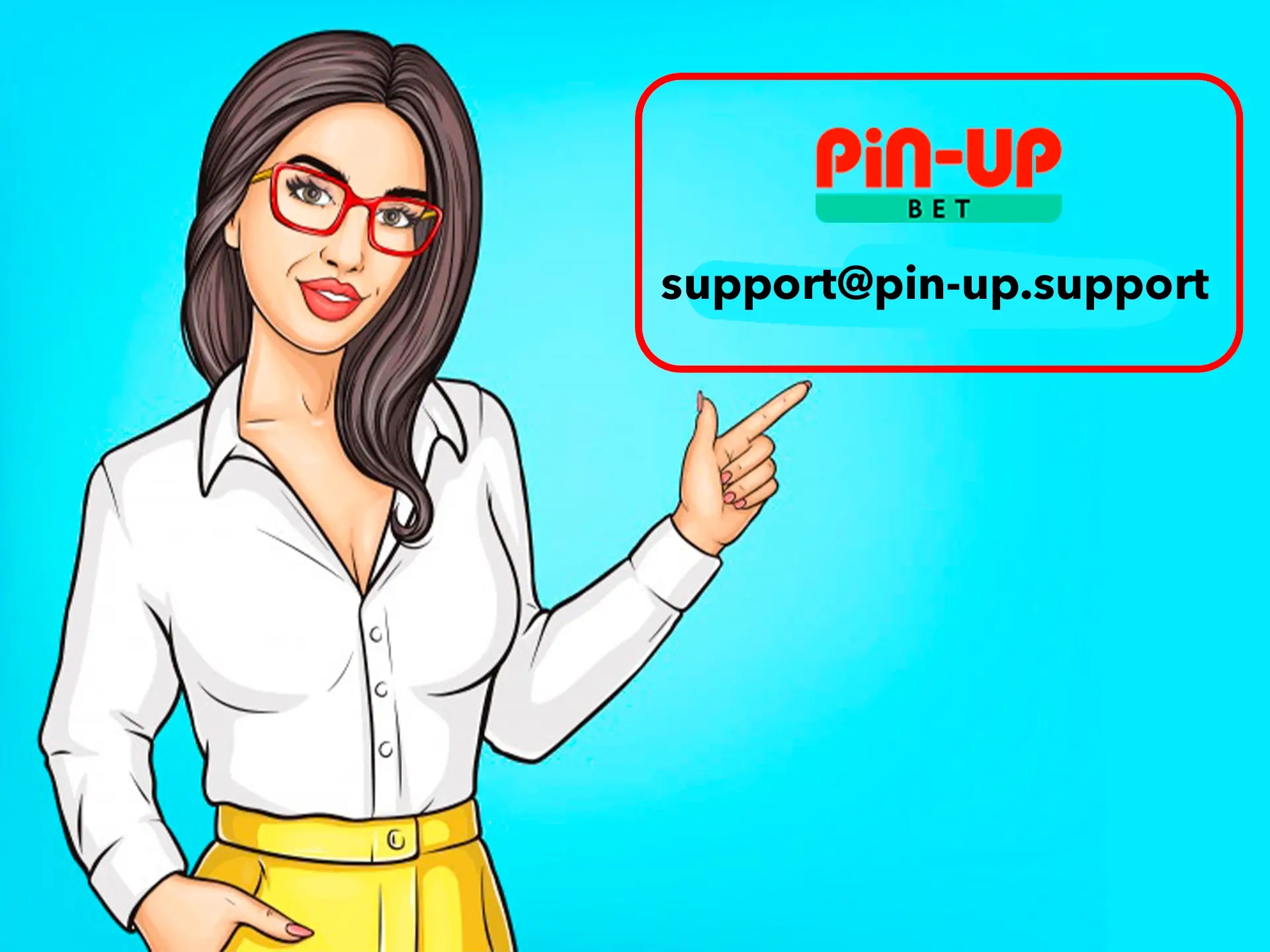 Contact Pin Up Support via Email for Detailed Assistance
