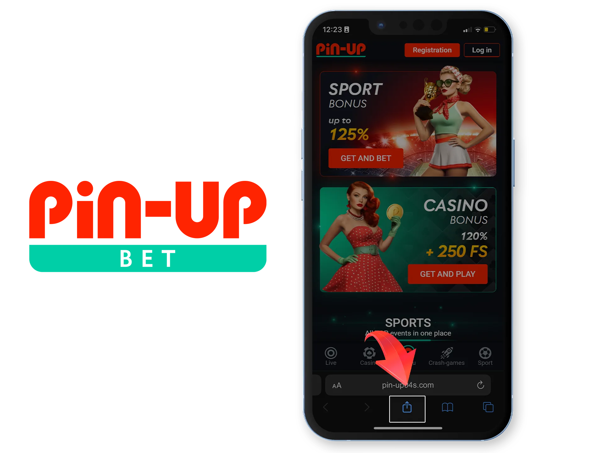 Step 2: Tap the Share Button